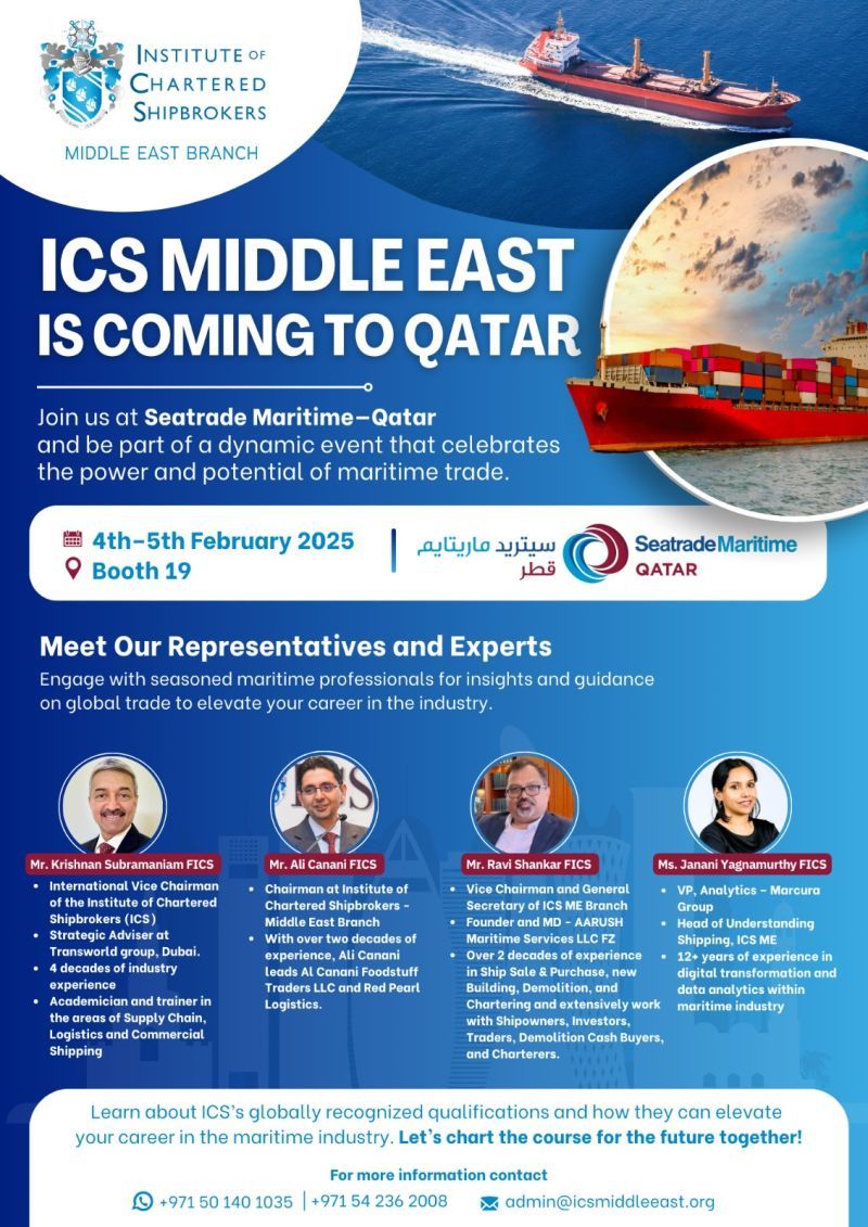 SEATRADE MARITIME LOGISTICS MIDDLE EAST 2025, 6 May | Event in Dubai | AllEvents