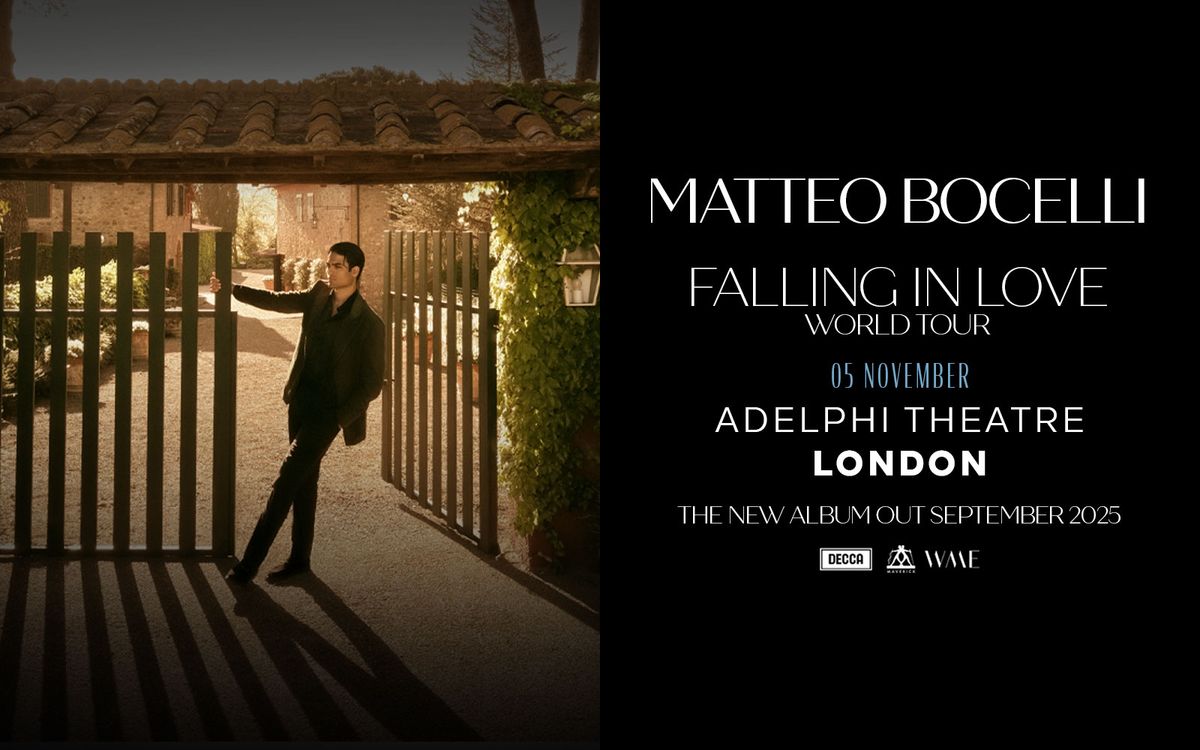 Matteo Bocelli, 3 December | Event in Napa | AllEvents