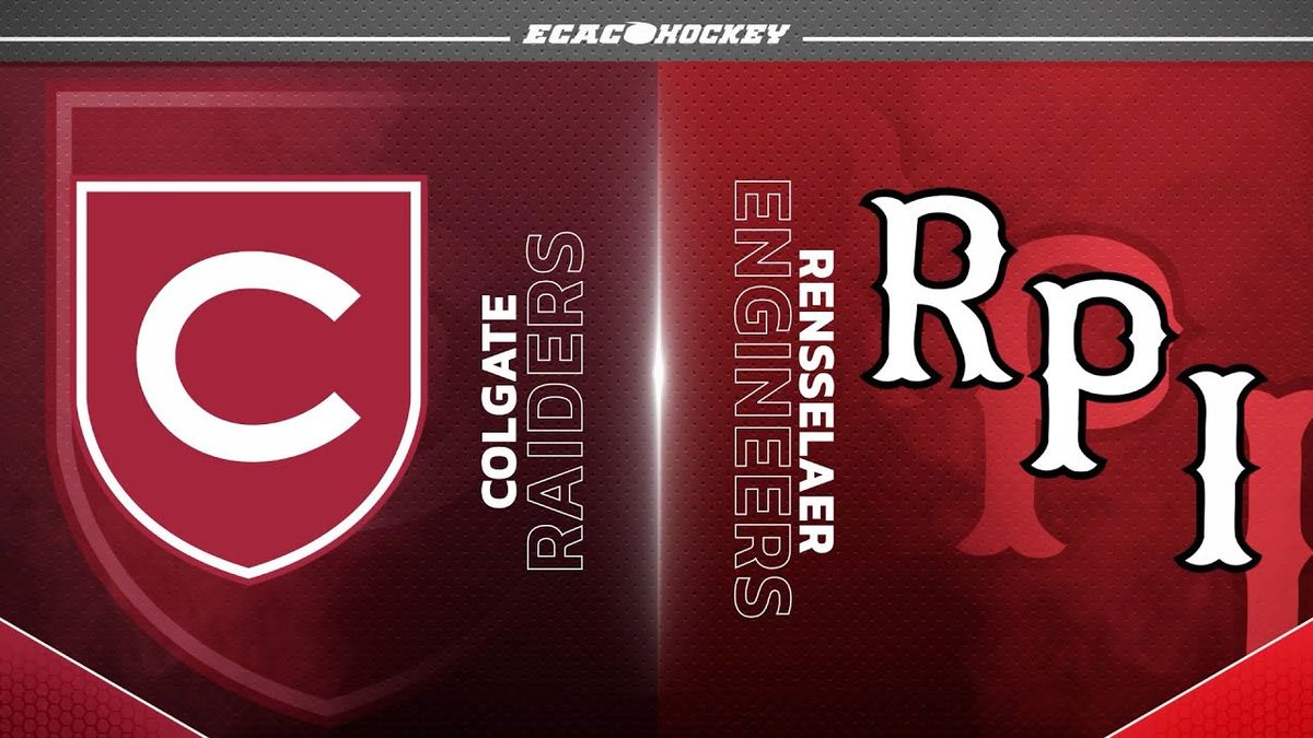 Colgate Raiders at RPI Engineers Mens Hockey at Houston Field House, 14 February | Event in Troy | AllEvents