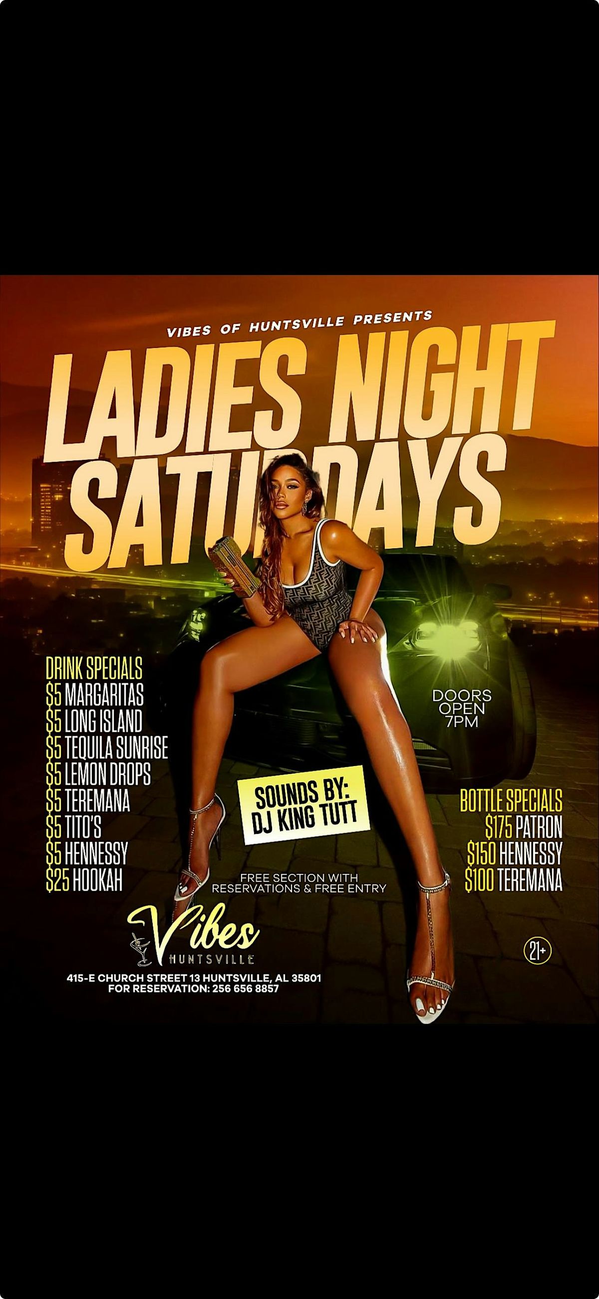 Vibes of Huntsville Presents: Ladies Night Saturdays, 6 December | Event in Huntsville | AllEvents