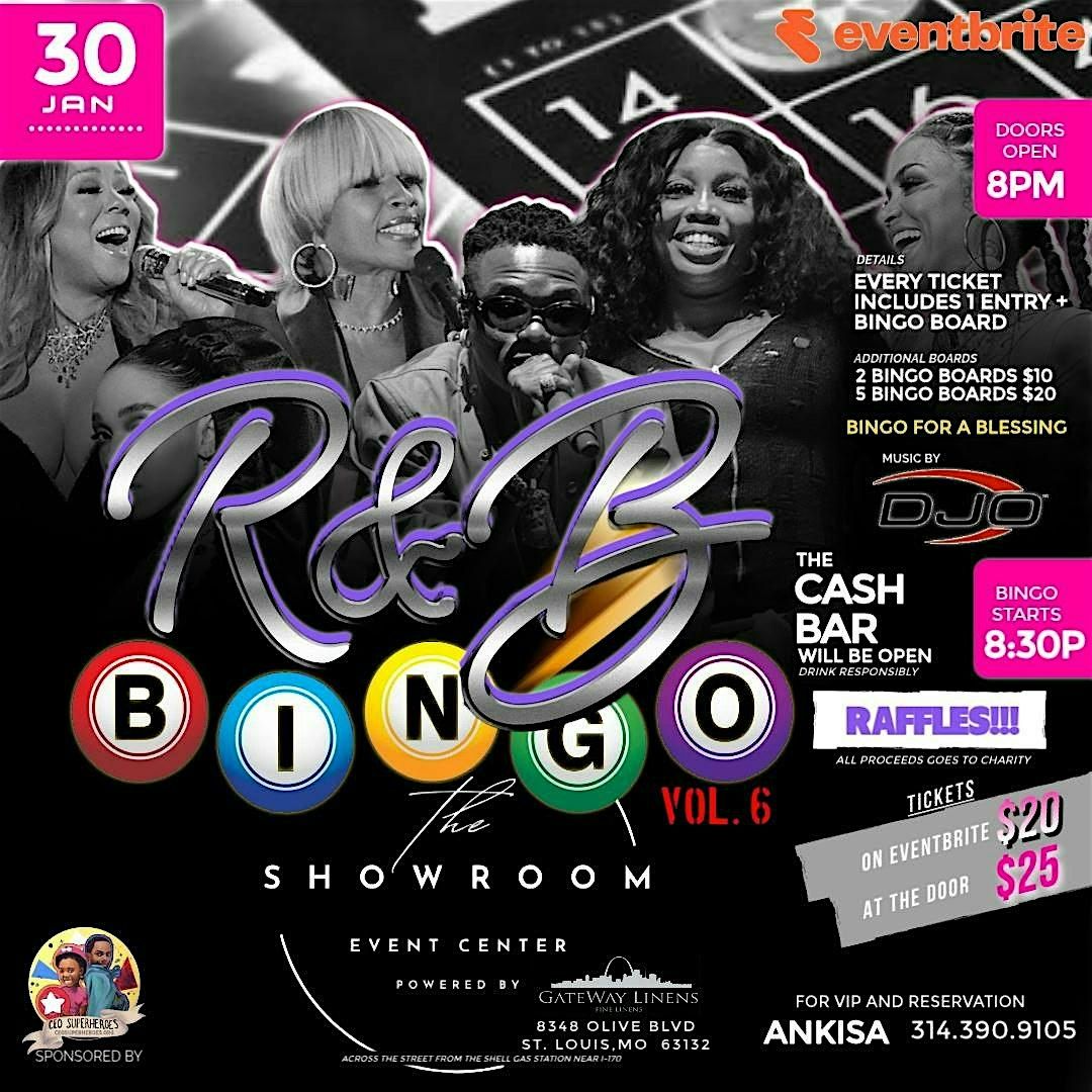 R&B Bingo Vol. 6, 30 January | Event in St. Louis | AllEvents