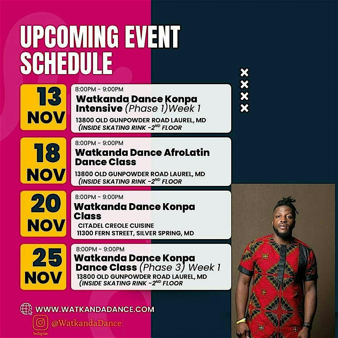 Konpa Progressive Intensive Phase 1 (5weeks) | Event in Laurel | AllEvents