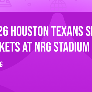 2026 Houston Texans Season Tickets at NRG Stadium