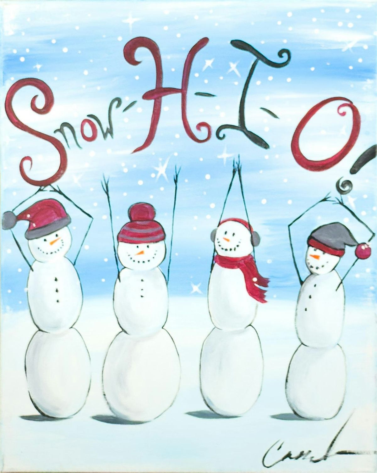 Toledo Paint & Sip Party – Snow-H-I-O, 5 December | Event in Toledo | AllEvents