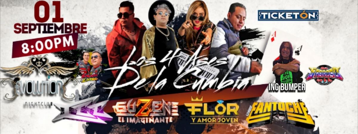 TOUR LOS 4 ASES DE LA CUMBIA, 1 September | Event in Sunnyvale | AllEvents