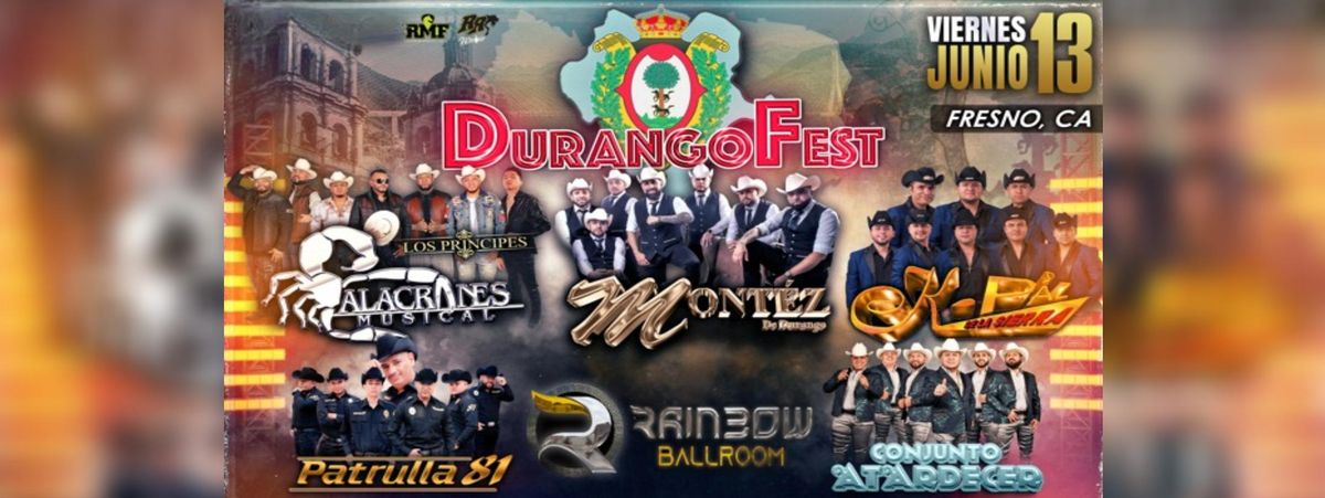 DURANGO FEST  2025 EN FRESNO, 13 June | Event in Fresno | AllEvents