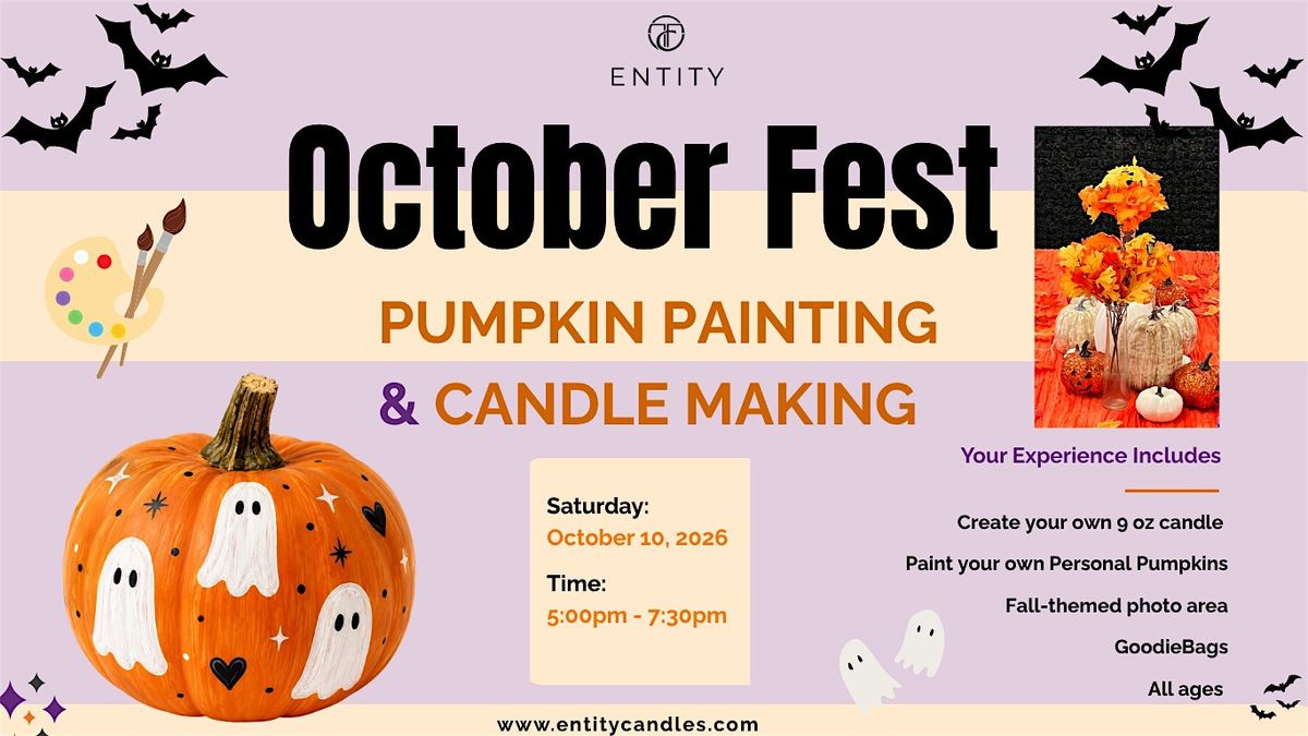 October Fest Pumpkin Painting & Candle Making