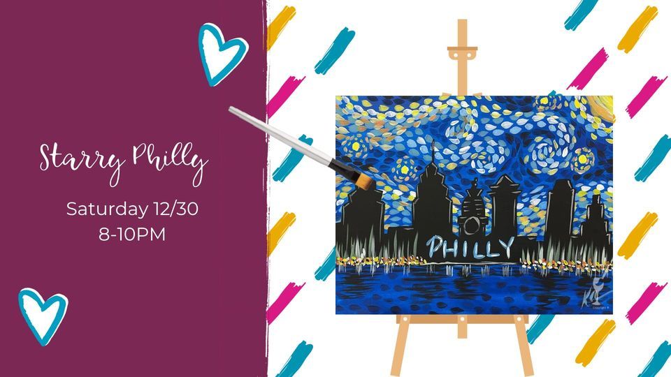 PAINT N SIP Starry Philly, Painting with a Twist (611 South Street