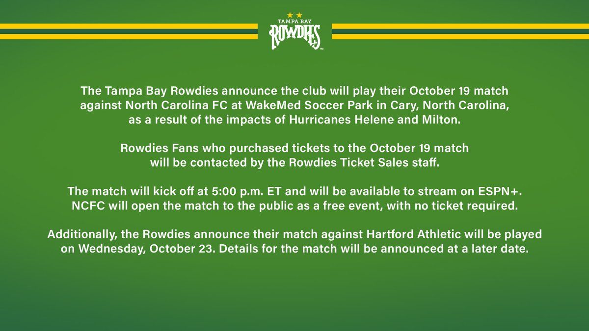 Parking Hartford Athletic at Tampa Bay Rowdies, 18 October | Event in Saint Petersburg | AllEvents