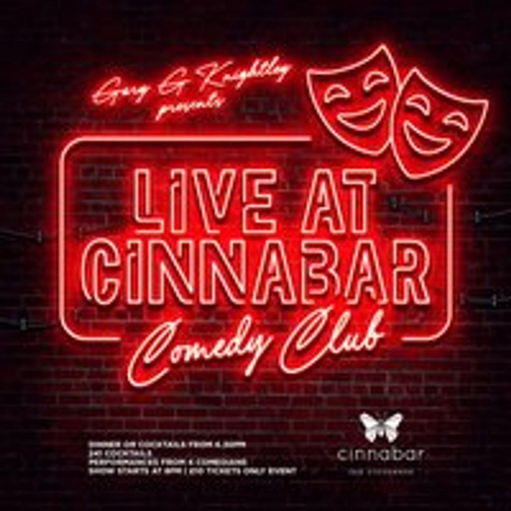 Comedy Club - Live at Cinnabar Stevenage, 20 November | Event in Stevenage | AllEvents