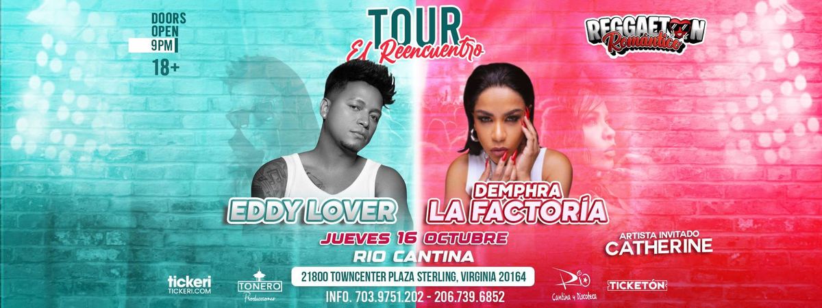 EDDY LOVER & DEMPHRA LA FACTORIA, 16 October | Event in Sterling | AllEvents