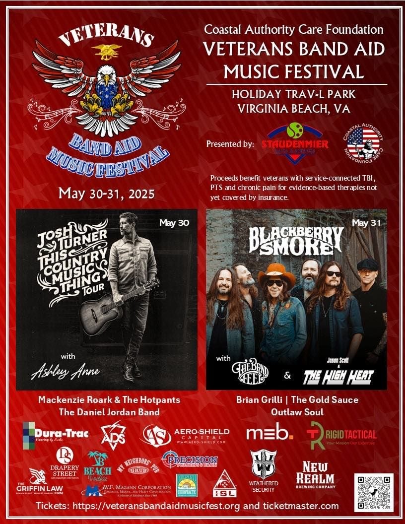 Veterans Band Aid Music Festival - Josh Turner at Holiday Trav-L-Park, 30 May | Event in Virginia Beach | AllEvents