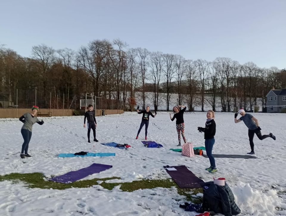Sunday Morning HIIT, Lairds Park, Hatton of Fintray, Aberdeen, January
