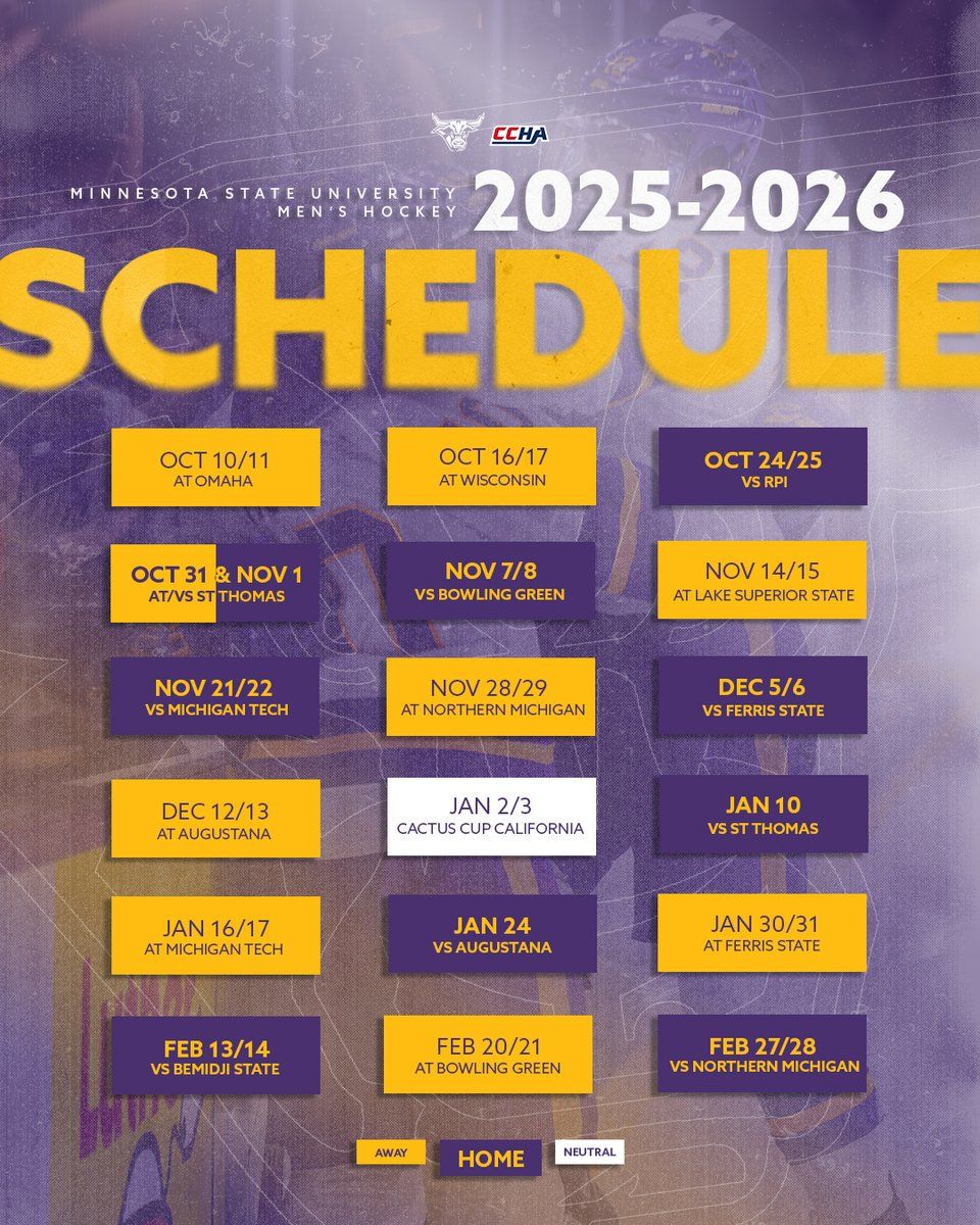 Minnesota State Mankato Mavericks Hockey vs. Augustana Vikings, 23 January | Event in Mankato | AllEvents