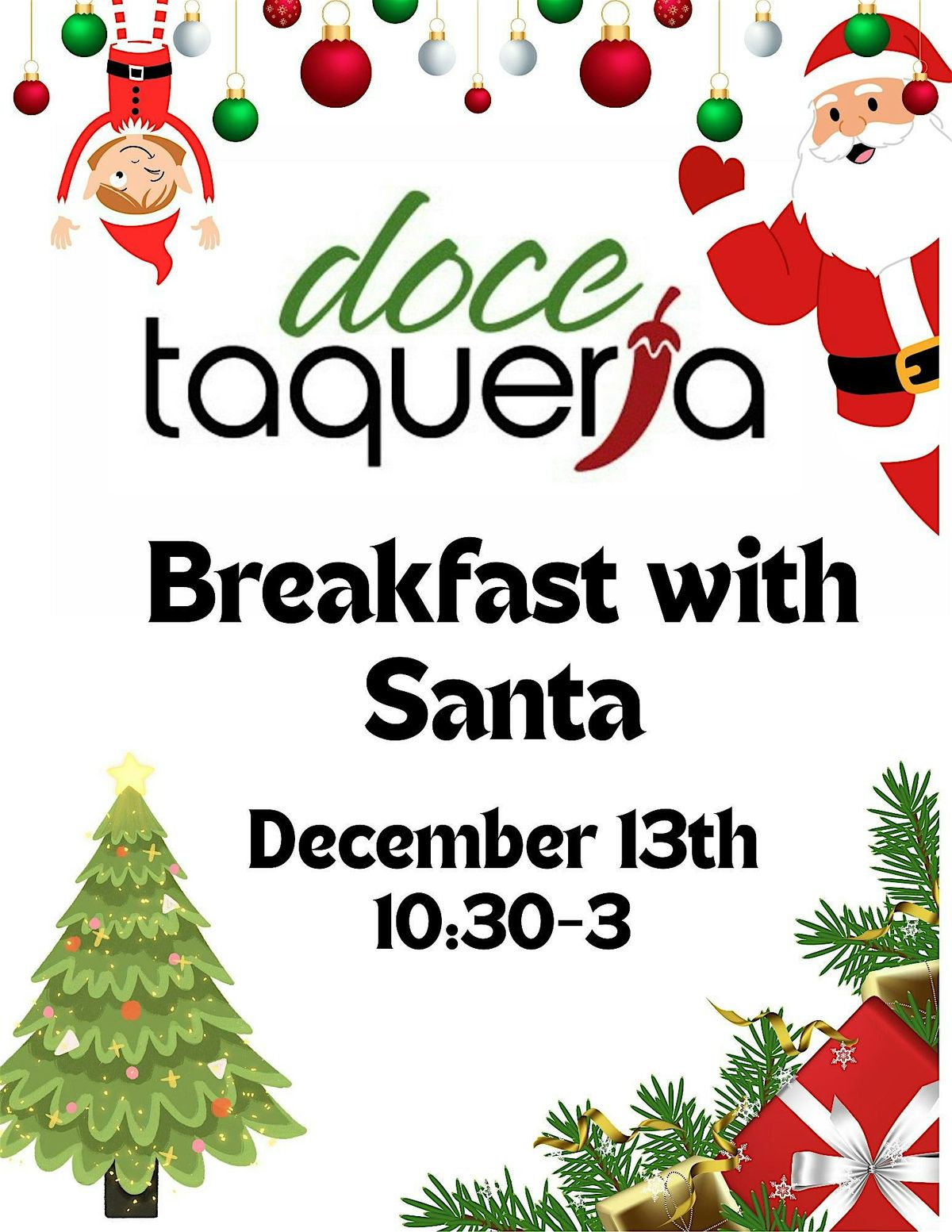 Breakfast with Santa Complimentary BYO Hot Cocoa Bar and Cookie Decorating, 13 December | Event in Bridgeville