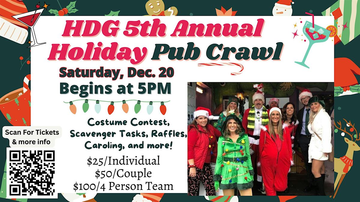 5th Annual Holiday Pub Crawl, 20 December | Event in Havre de Grace | AllEvents