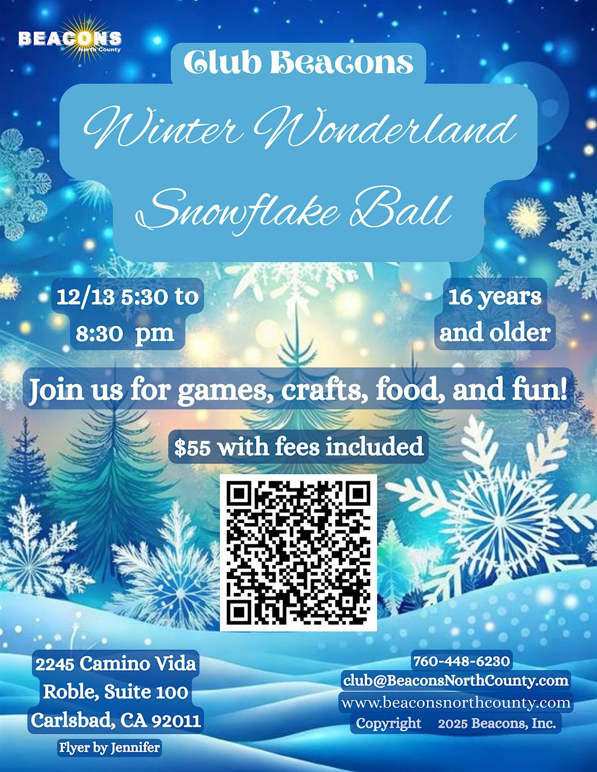 Winter Wonderland Snowflake Ball, 13 December | Event in Carlsbad | AllEvents