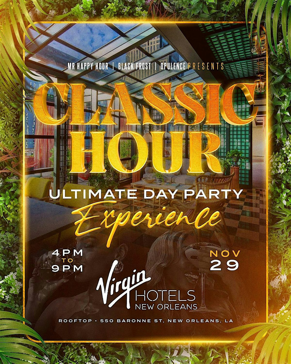 Classic Hour, Rooftop After Party, 29 November | Event in New Orleans | AllEvents