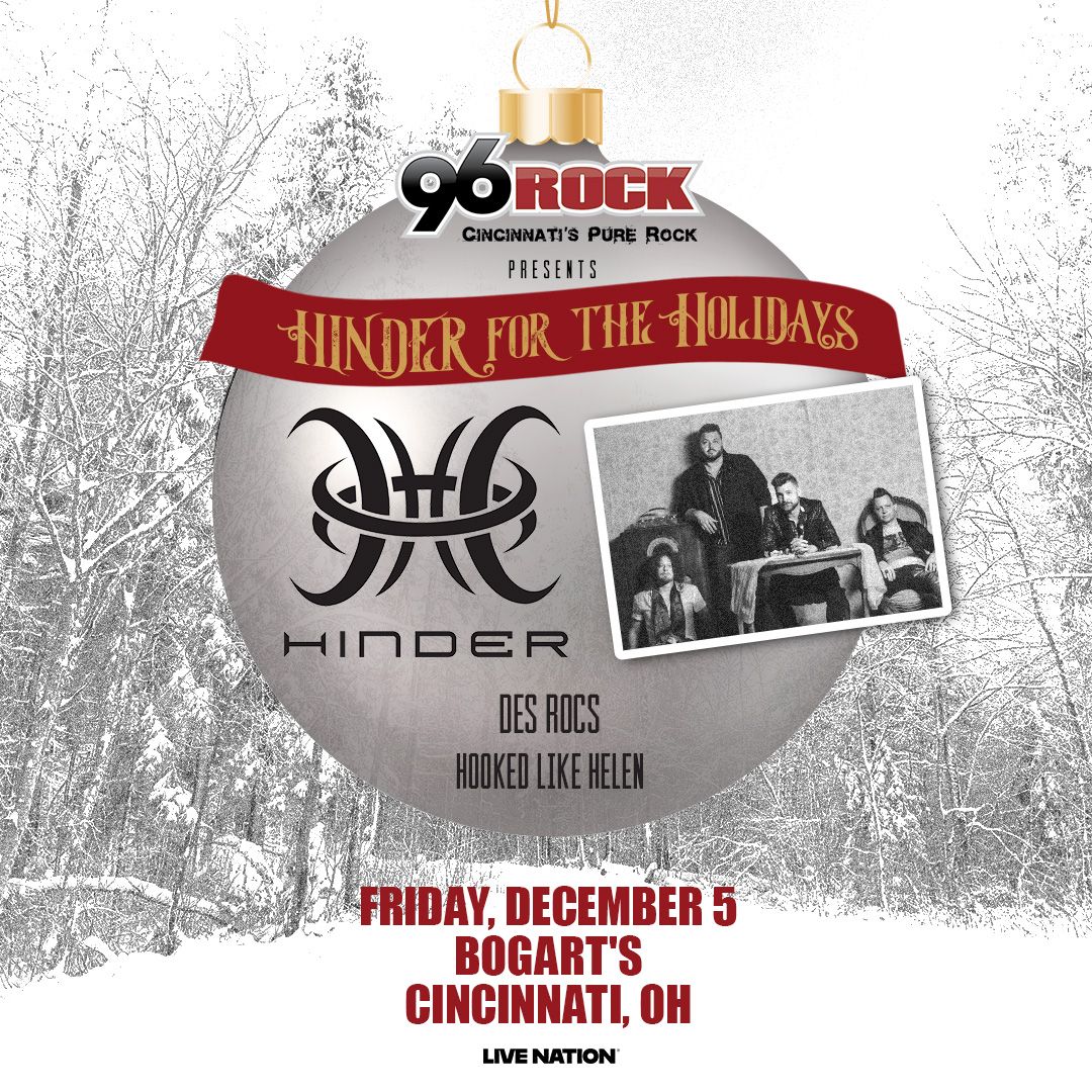 Hinder for the Holidays at Bogarts, 5 December | Event in Cincinnati | AllEvents