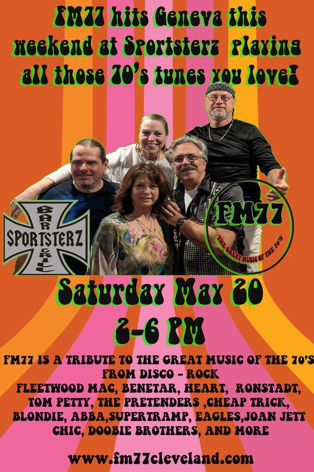 FM77 heads to Geneva brings the 70s to Sportsterz, Sportsterz Bar and