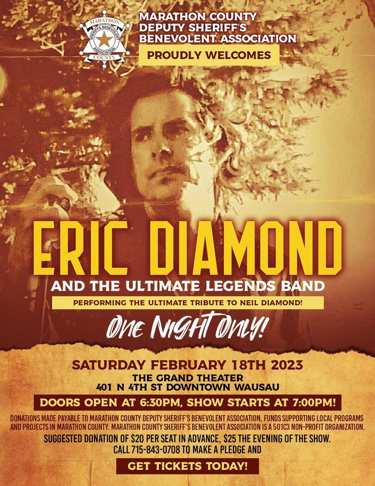 Eric Diamond and the Ultimate Legends Band, Grand Theater Wausau