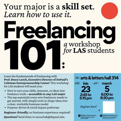 Freelancing 101: A Workshop for LAS Students logo