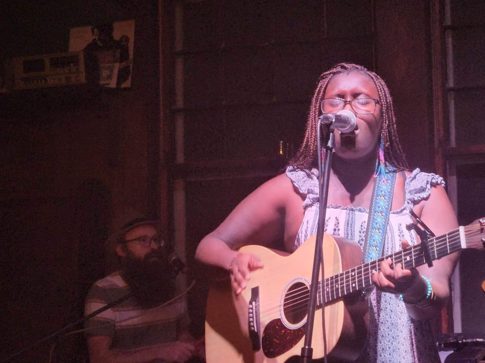 Christine Bilé at Dotties Coffee Lounge, Dottie's Coffee Lounge