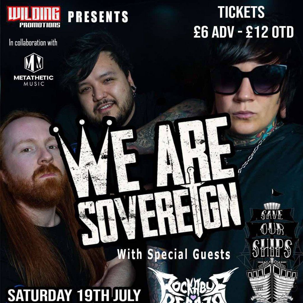 Wilding presents: We Are Sovereign plus support, 19 July | Event in Bridgend | AllEvents