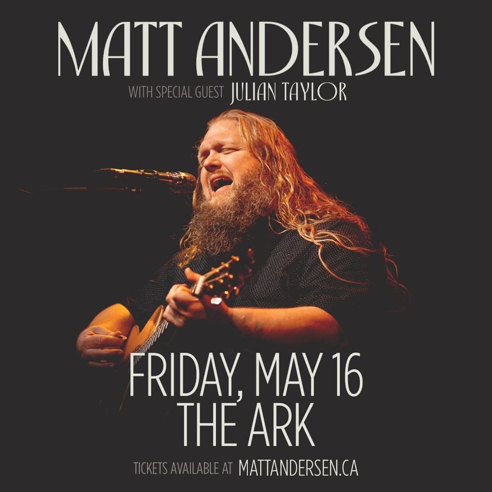 Matt Andersen at Burton Cummings Theatre, 23 February | Event in Winnipeg | AllEvents