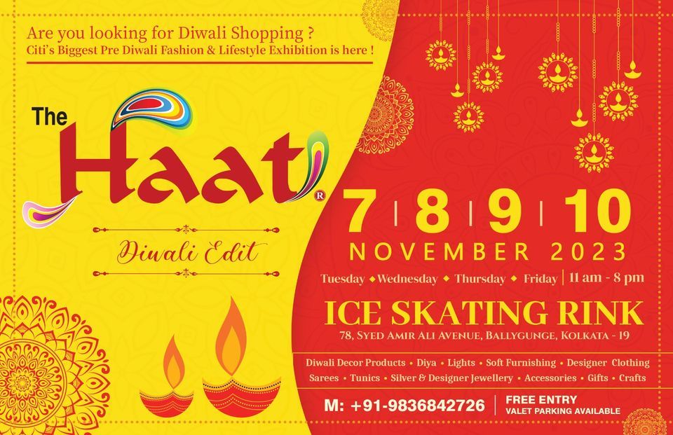 THE HAAT Diwali Edit, Kolkata Ice Skating Rink, 7 November to 10