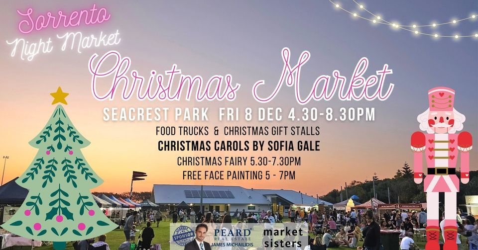 Sorrento Christmas Night Market Fri 8 Dec, Seacrest Park, Herne Hill