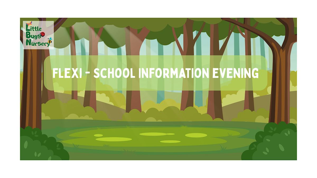 Flexi-School at Little Bugs - Information Evening, 12 December | Event in Queensferry | AllEvents