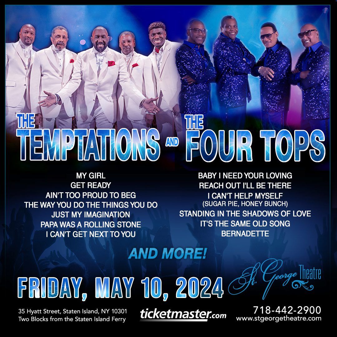 The Temptations with The Four Tops at Grand Sierra Theatre, 22 November | Event in Reno | AllEvents