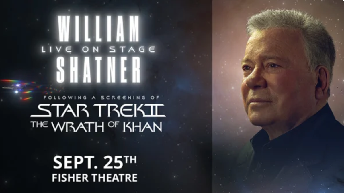 William Shatner with a screening of Star Trek: The Wrath of Khan at House of Blues Houston, 31 July | AllEvents