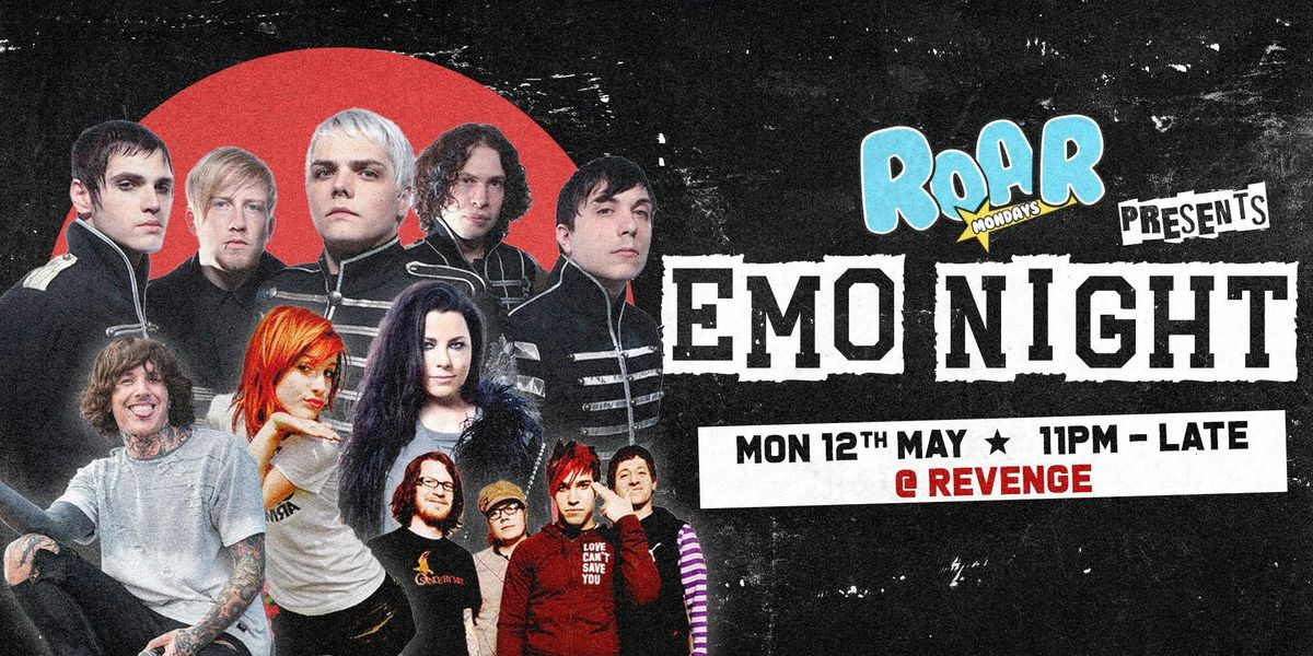 ROAR: Emo Night - Mondays @ Revenge | Event in Brighton | AllEvents