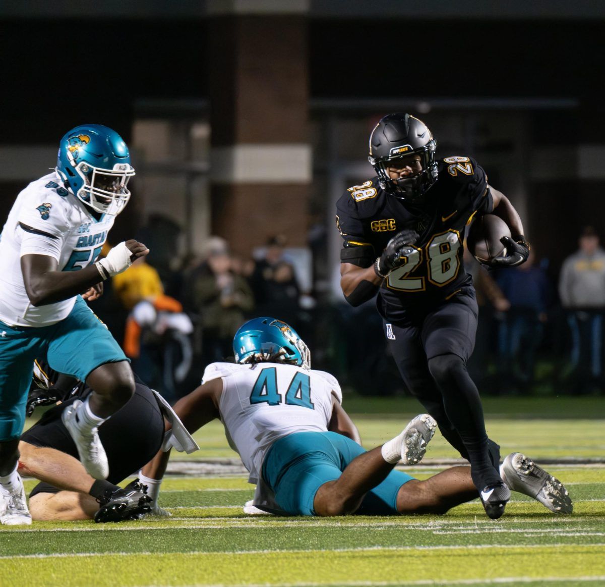 Costal Carolina Chanticleers at Appalachian State Mountaineers Football at Kidd Brewer Stadium, 18 October