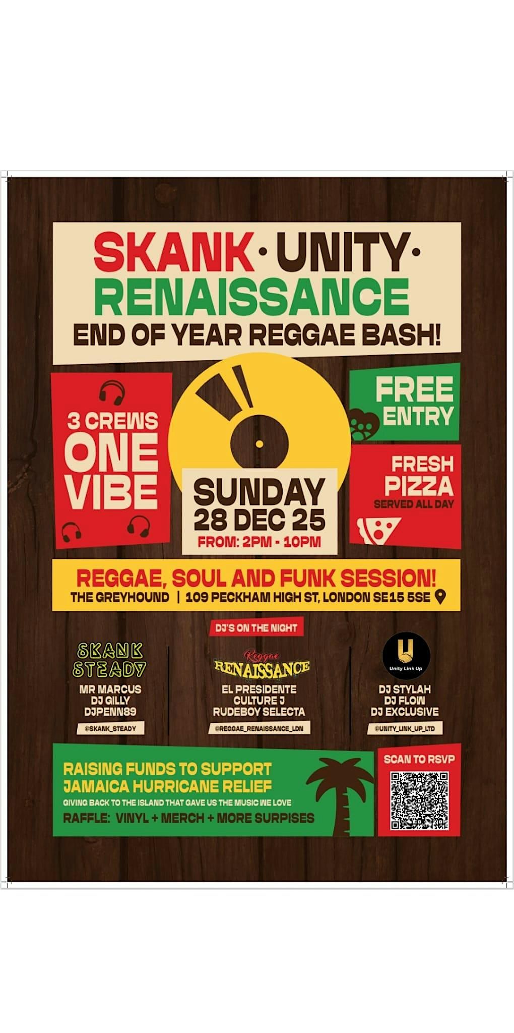 END OF YEAR REGGAE BASH, 28 December | Event in London | AllEvents