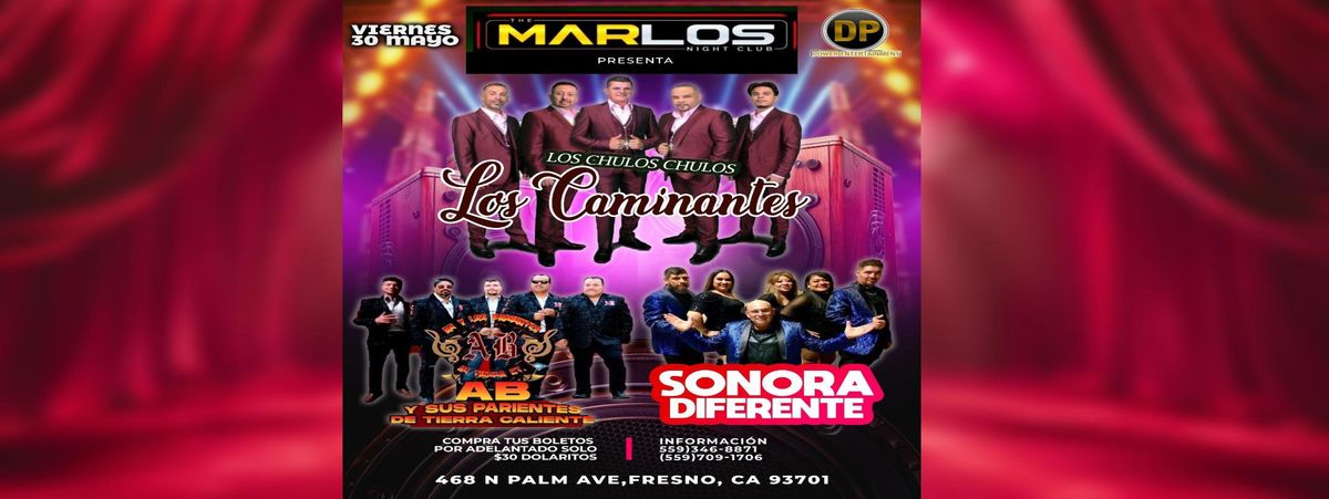 LOS CAMINANTES POR SIEMPRE, LA SONORA DIFERENTE & AB Y LOS PARIENTES DE TIERRA CALIENTE, 30 May | AllEvents