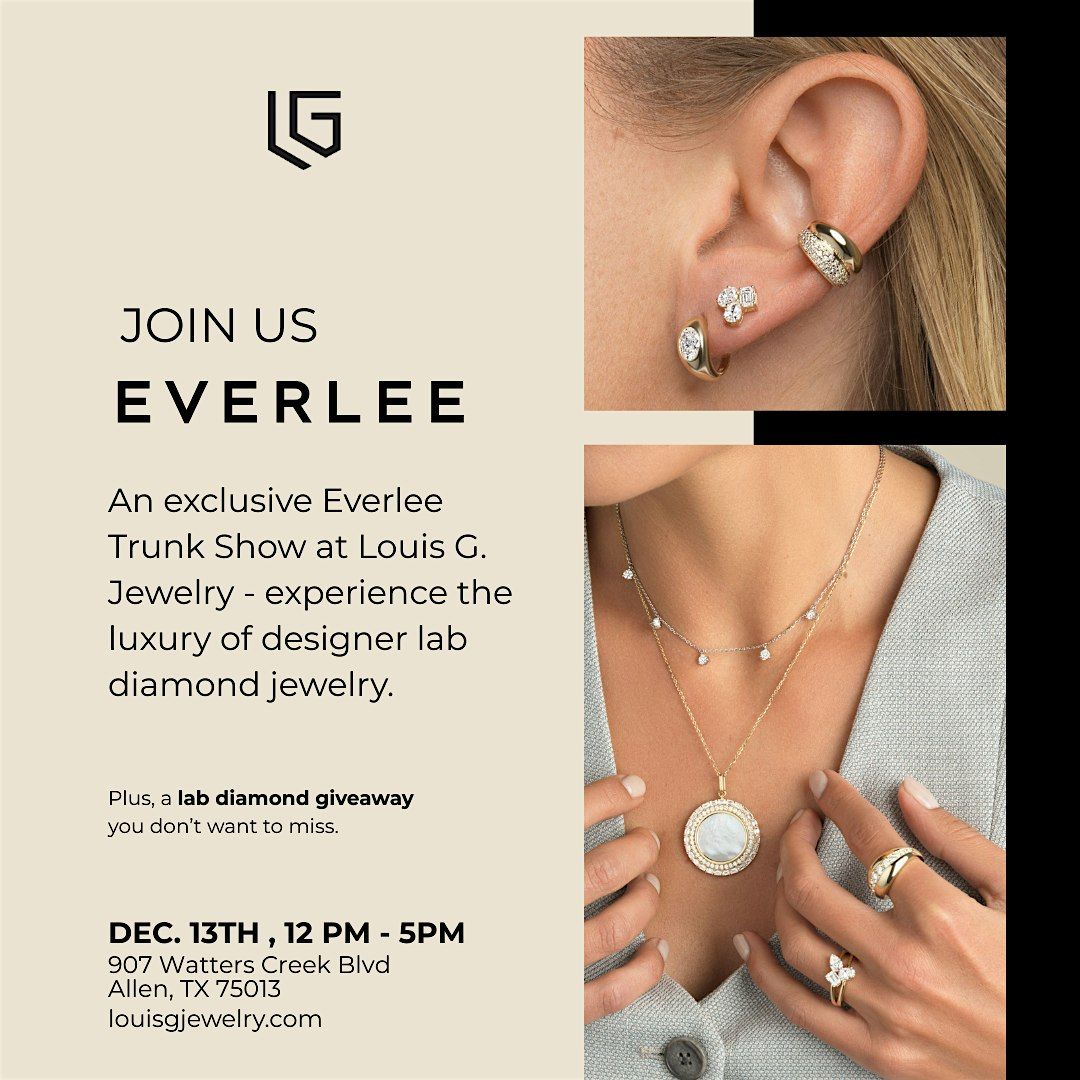 Everlee Jewelry Trunk show at Louis G. Jewelry, 13 December | Event in Allen | AllEvents