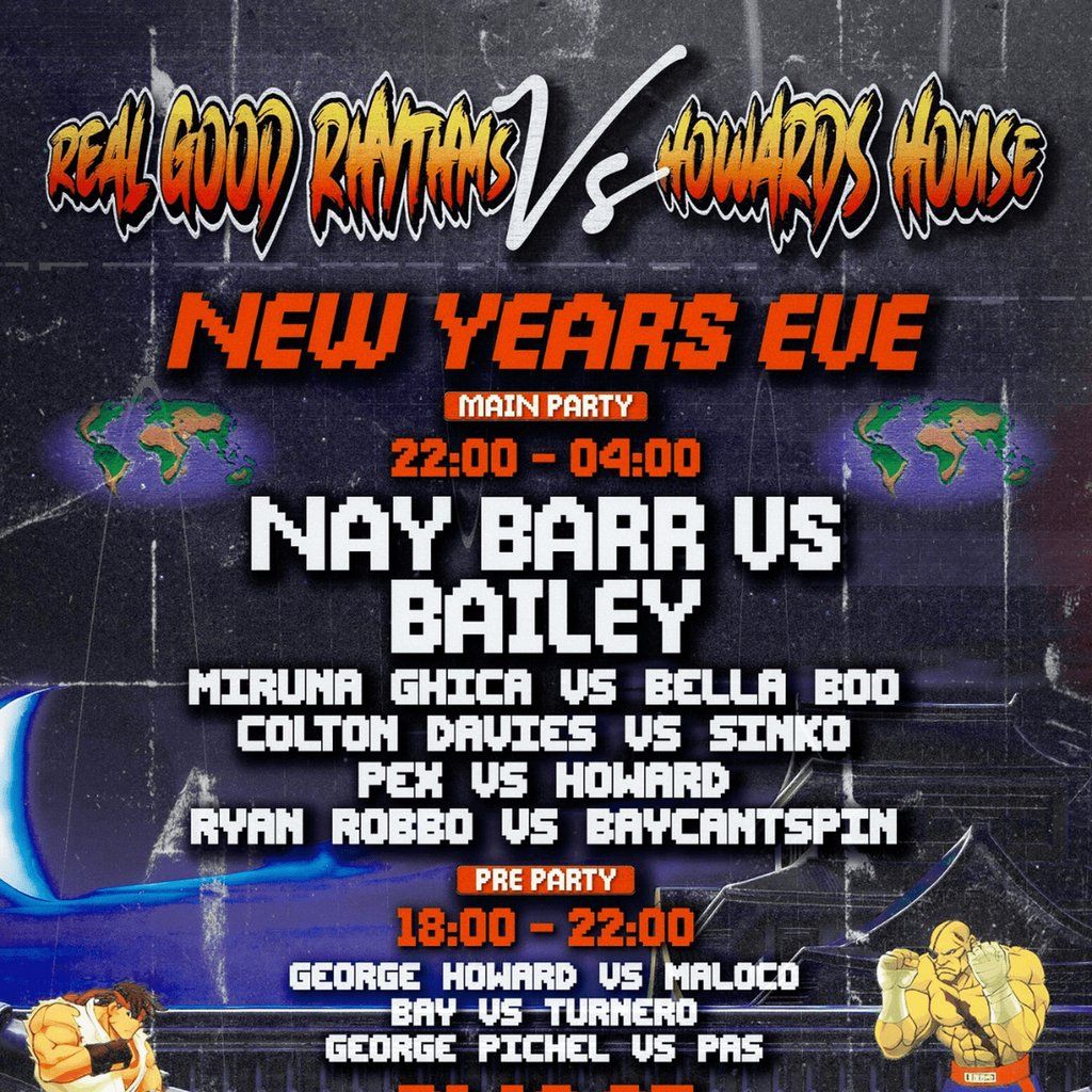 NYE w/ Howard's House & Real Good Rhythms, 31 December | Event in Manchester | AllEvents