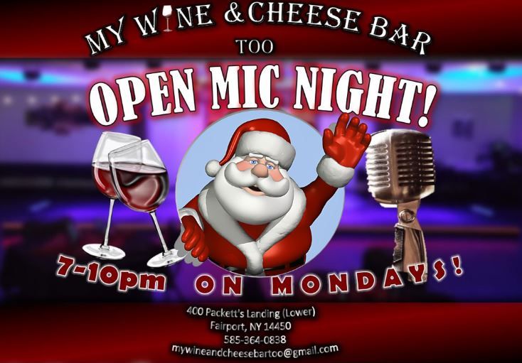 My Wine & Cheese Bar Presents Open Mic w/ Jason Richlin Christmas