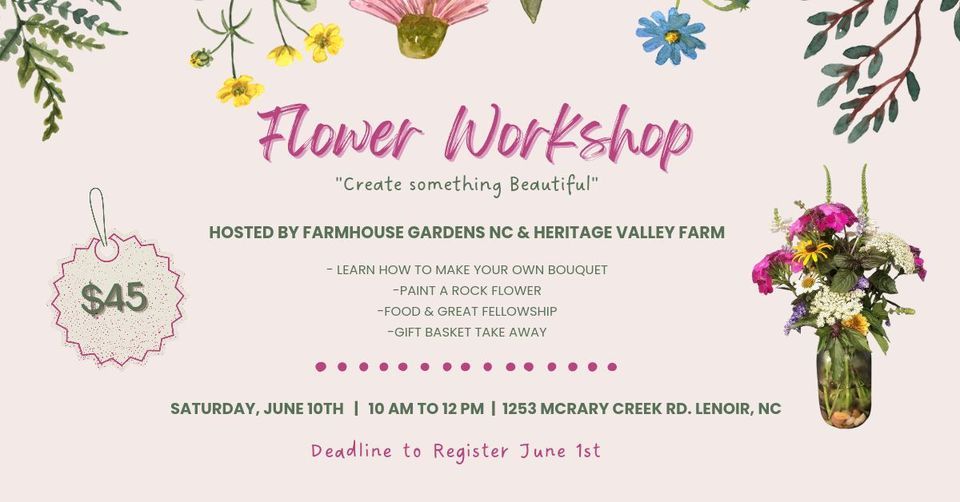 Flower Make your Own Bouquet!, Heritage Valley Farm LLC