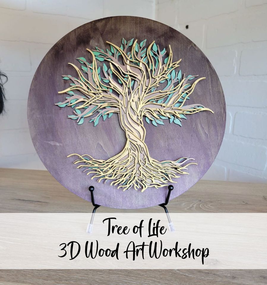 3/19 Tree of Life 3D Wood Art 12PM, Creative Cabana, Parma, 19 March 2023 AllEvents.in