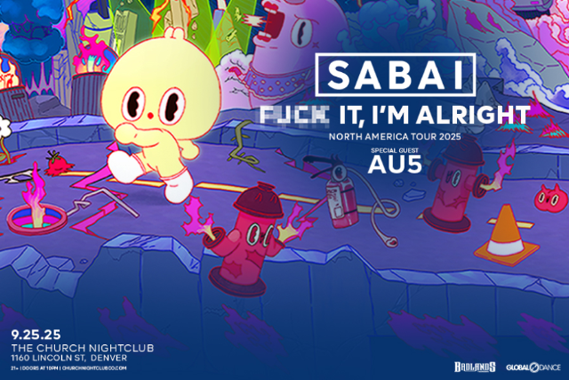 SABAI: I'M ALRIGHT TOUR in Denver, 25 September | Event in Denver | AllEvents