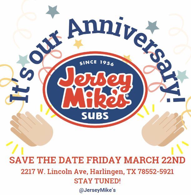Jersey Mikes 1Year Anniversary , Jersey Mike's Subs (2217 W. Lincoln