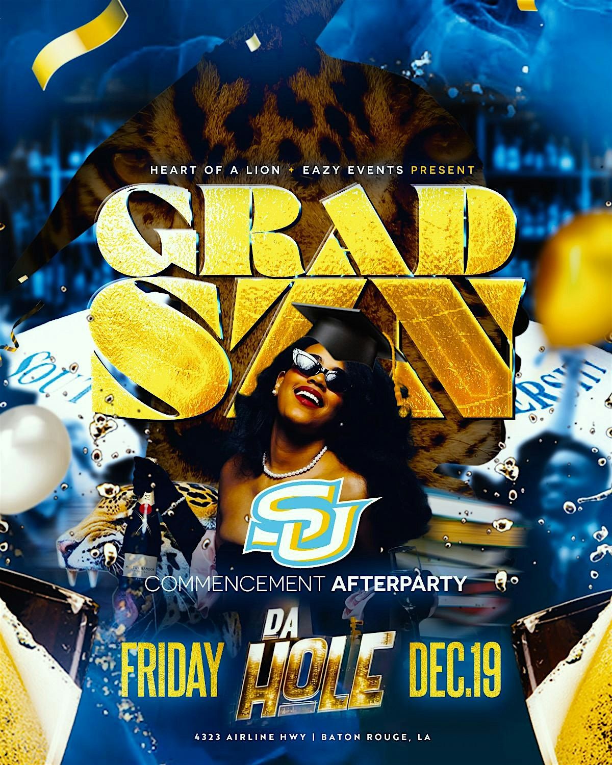 THE ULTIMATE Celebration: GRAD SZN + HATS OFF + SAG EFFECT ♐️, 19 December | Event in Baton Rouge | AllEvents