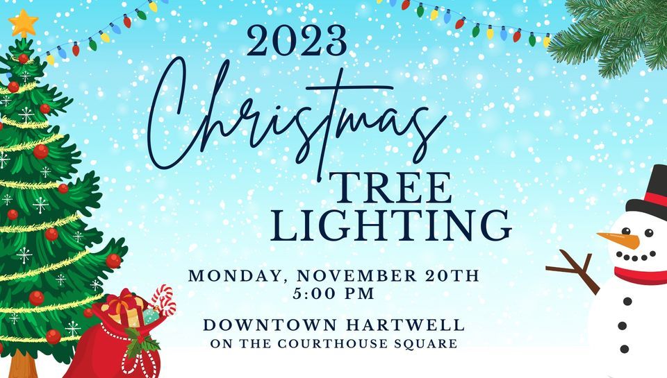 Hartwell Christmas Tree Lighting, Hart County Courthouse, Hartwell