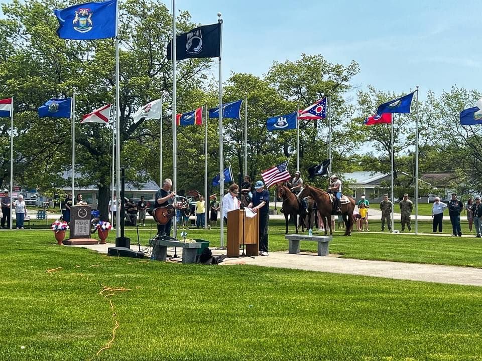 Memorial Day Flag Raising Ceremony, Veterans Memorial Park, Oscoda, May