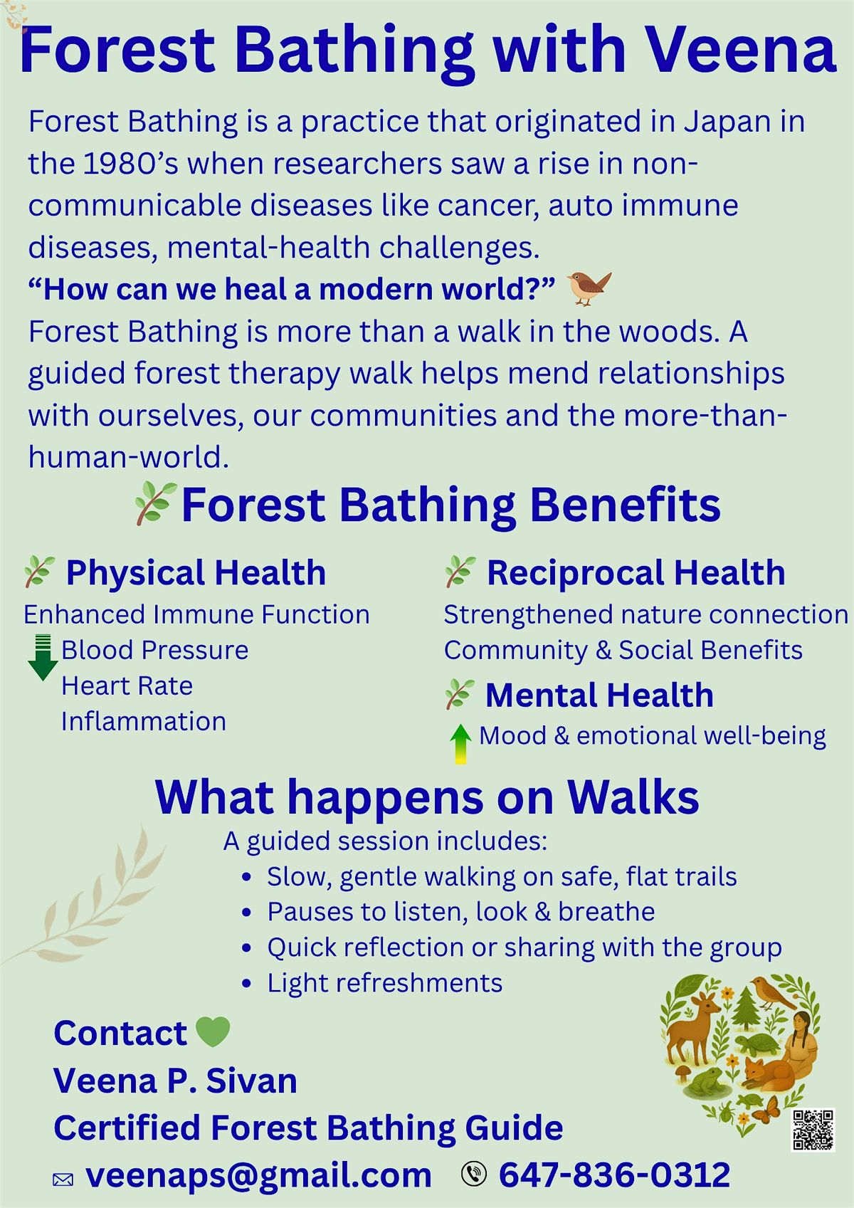 Forest Bathing Walk, 6 December | Event in Mississauga | AllEvents