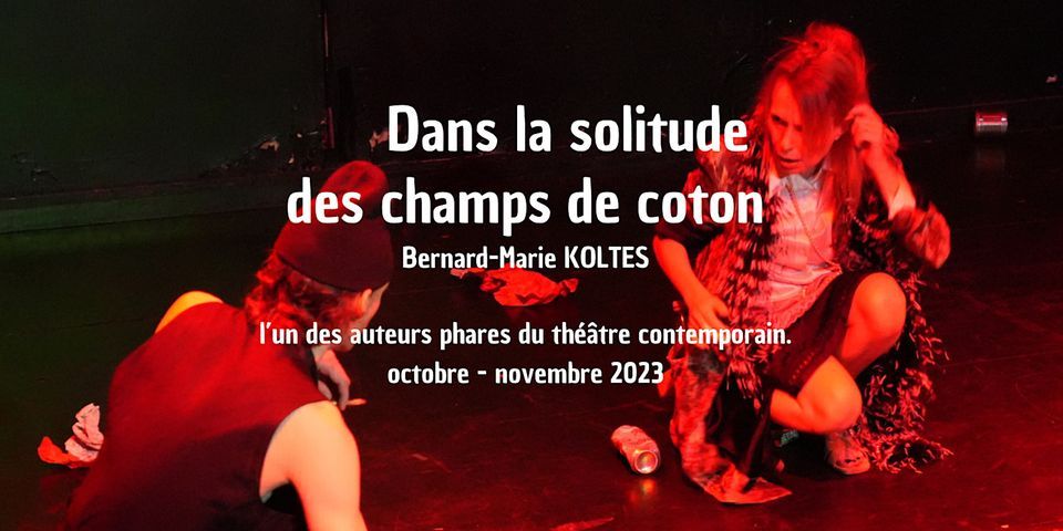 Spectacle Dans la solitude des champs de coton de Bernard-Marie KOLTES